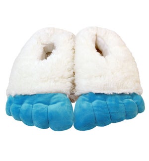 10" Abominable Snowman Yeti Slippers, Youth