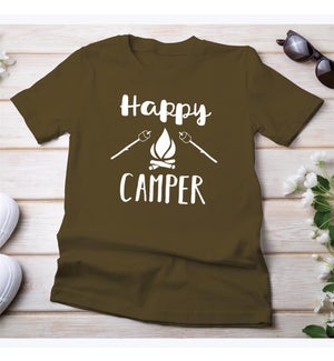 Army Happy Camper T-shirt, Size XXL