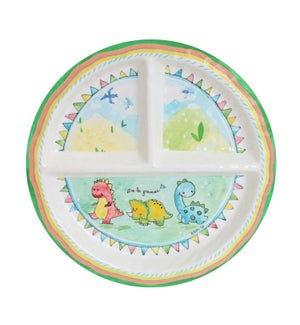 ETRE LE PREMIER 'BE THE LEADER' ROUND TEXTURED SECTIONED PLATE