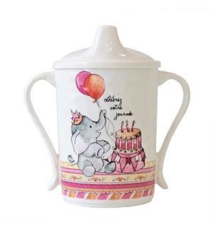 CELEBRER VOTRE JOURNEE 'CELEBRATE YOUR DAY' TEXTURED SIPPY CUP