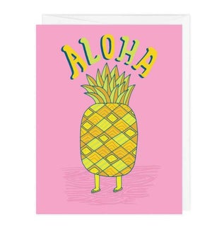 Aloha Pineapple A2 Card