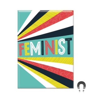 Allison Cole Illustration - Feminist Rectangle Magnet
