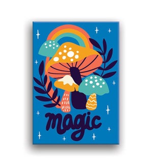 Allison Cole Illustration - Magic Mushroom Rectangle Magnet
