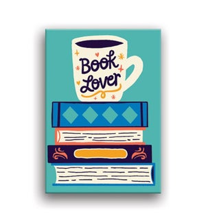 Allison Cole Illustration - Book Lover Rectangle Magnet