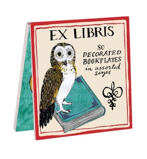 Bk Labels Molly Hatch Owl Bookplates