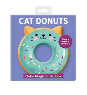 Bath Book Cat Donuts Color Magic
