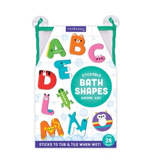 Bath Shapes Animal ABC Stickable Foam