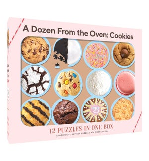12 Puzzles in One Box: A Dozen from the Oven: Cookies