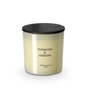 3 wick XL Candle 600 gm/21 oz Tuberose & Jasmine Ivory