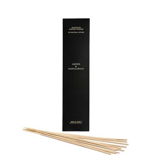 20 incense 9" sticks. Amber & Sandalwood