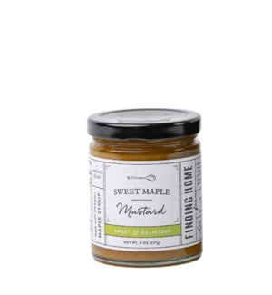 Sweet maple mustard - 8 oz