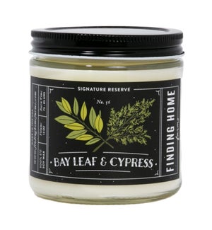 Bay Leaf & Cypress 13 oz Soy Candle Tester
