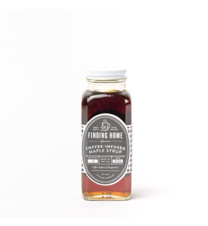 Coffee infused maple syrup 8 oz