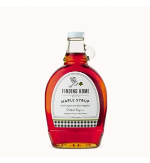 12 oz maple syrup in decorative glass bottle Tester