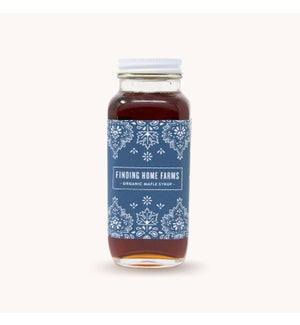 8 oz Bandana labeled maple syrup in farmhouse bottle - tester