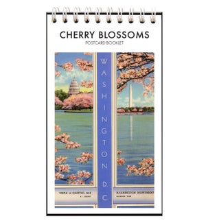 CHERRY BLOSSOMS IN DC Postcard Booklet