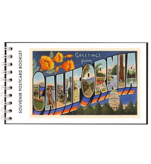 CALIFORNIA Postcard Booklet