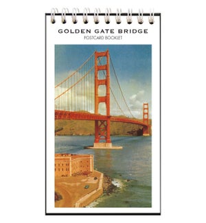 GOLDEN GATE BRIDGE Postcard Booklet