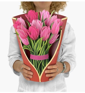 Pink Tulips (8 Flowers with envelope @$5.25 plus 1 display sample)