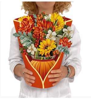 Pumpkin Harvest (8 Flowers with envelope @$5.25 plus 1 display sample)