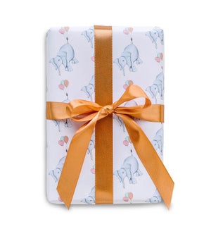 Balloon Elephant Gift Wrap Sheet