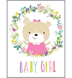 BABY ENCL BABY GIRL BEAR