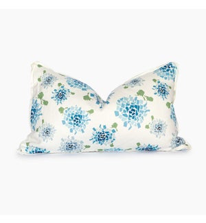 50 States Hydrangea Lumbar Pillow - Blue