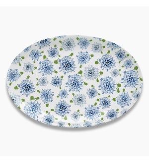 50 States Hydrangea Serving Platter - Blue