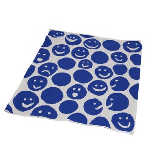 Eco Baby Smiles Throw by Elodie Blanchard Royal