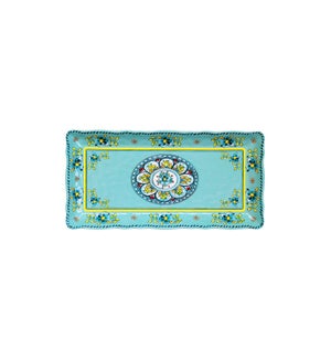 10" x 5" BISCUIT TRAY MADRID TURQUOISE