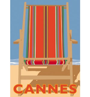 Cannes Stripes Luggage tag