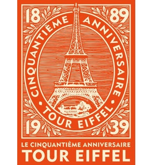 Eiffel Anniversary Luggage Tag