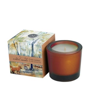 Amber Woods Soy Candle - 2.5 oz
