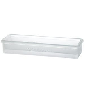 Frosted Glass Caddy for Sink Sets
