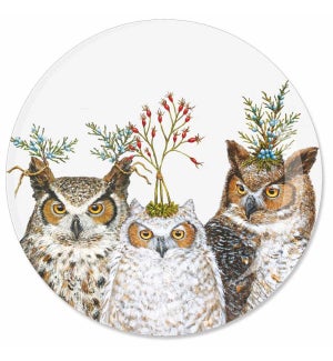 7" APPETIZER PLATE - HOLIDAY HOOT