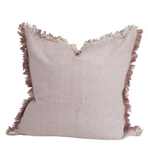 20" x 20" Heidi Mushroom Pink Pillow