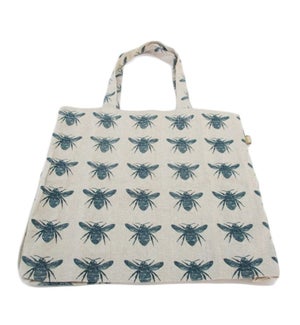 Abby Bee Tote Prussian Blue