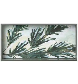 Abstract Spruce Branch 10 X 20 Art Tray