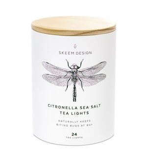 Citronella Tea Lights - Sea Salt