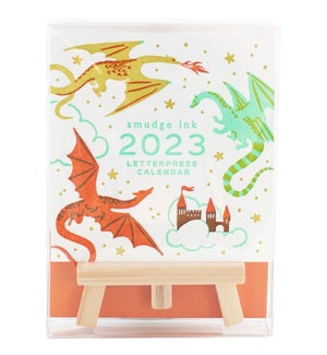 2023 Magical & Mythical Letterpress Desk Calendar