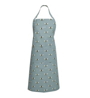 Adult Apron - Bees - Teal