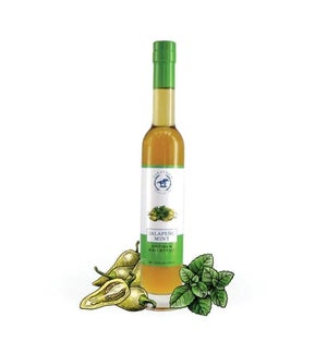 375 ml Bottle of Jalapeno Mint Bar Syrup Tester