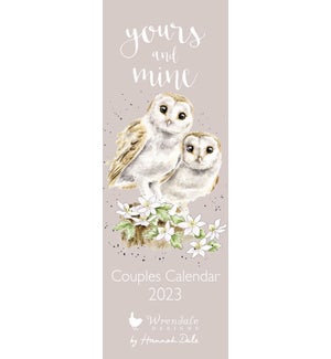 2023 Yours and Mine Couples Calendar - Not a Daisy Goes By - Duck