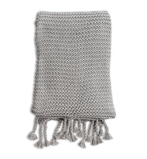 Comfy Knit Throw Gray