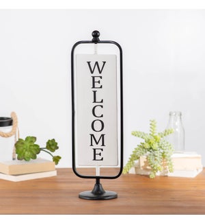 MTL. WELCOME SIGN TABLETOP