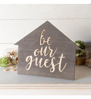 |WD. TABLETOP SIGN "GUEST"|