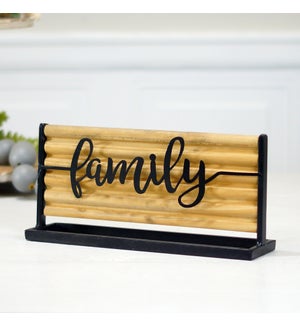 WD./MTL. TABLESIGN "FAMILY"