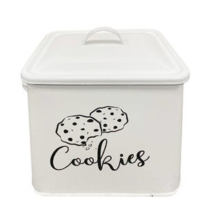 MTL. ENAMELWARE COOKIE CANISTER