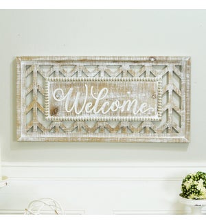 |WD. SIGN "WELCOME"|