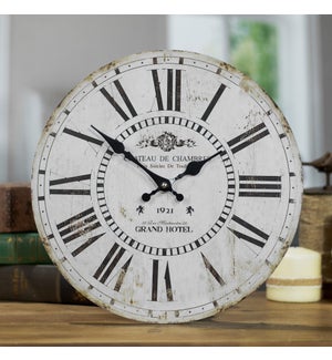 WD. 13" WALL CLOCK WHITE